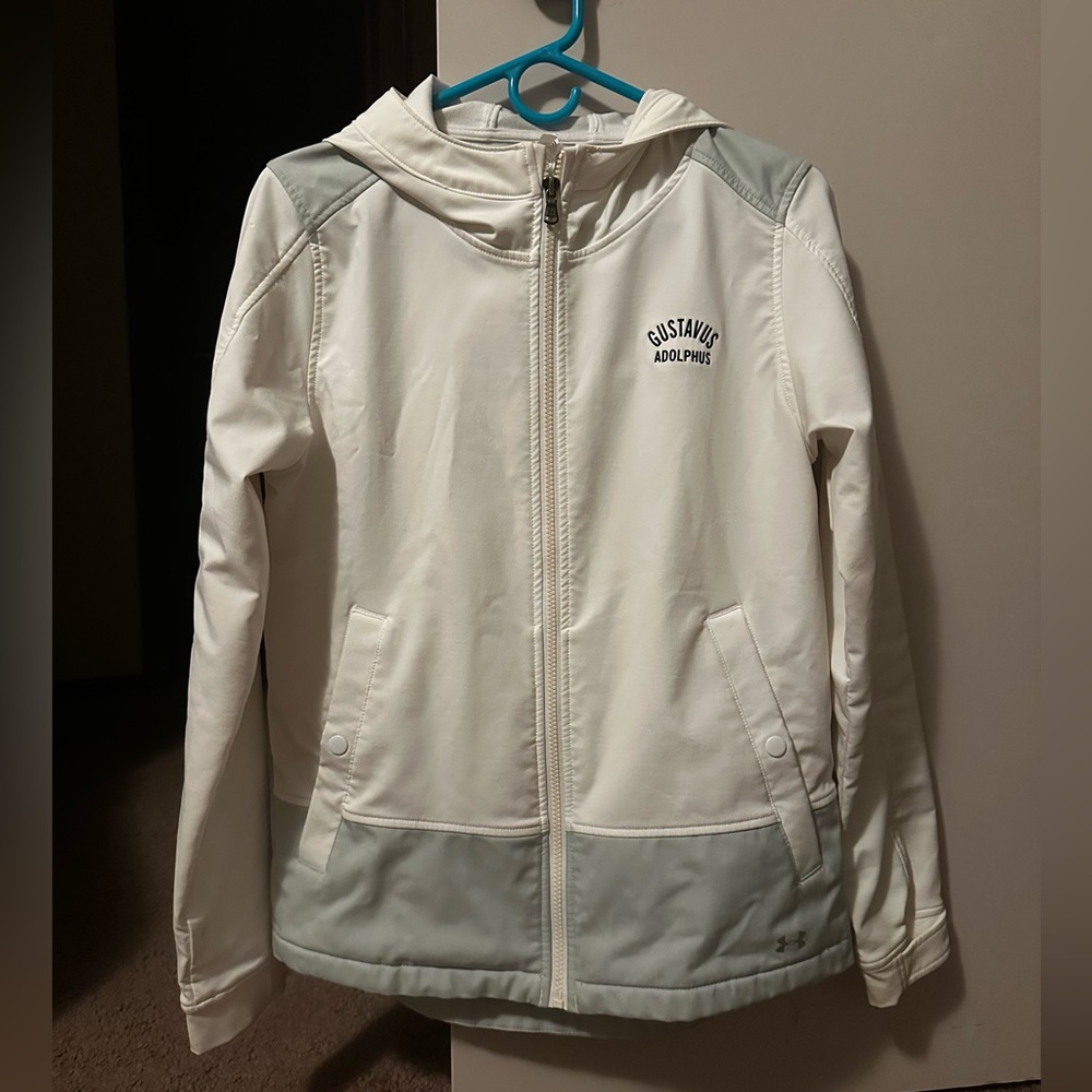Under Armour Women's White and Gray Jacket